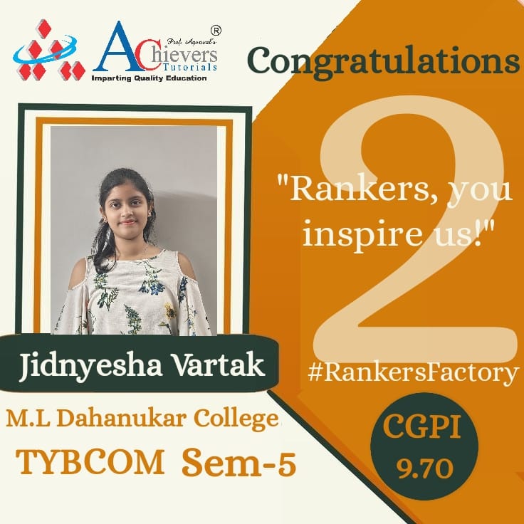 Jidnyesha Vartak TYBCom 2024-25